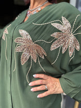 Jurk "Golden Leaf" Groen